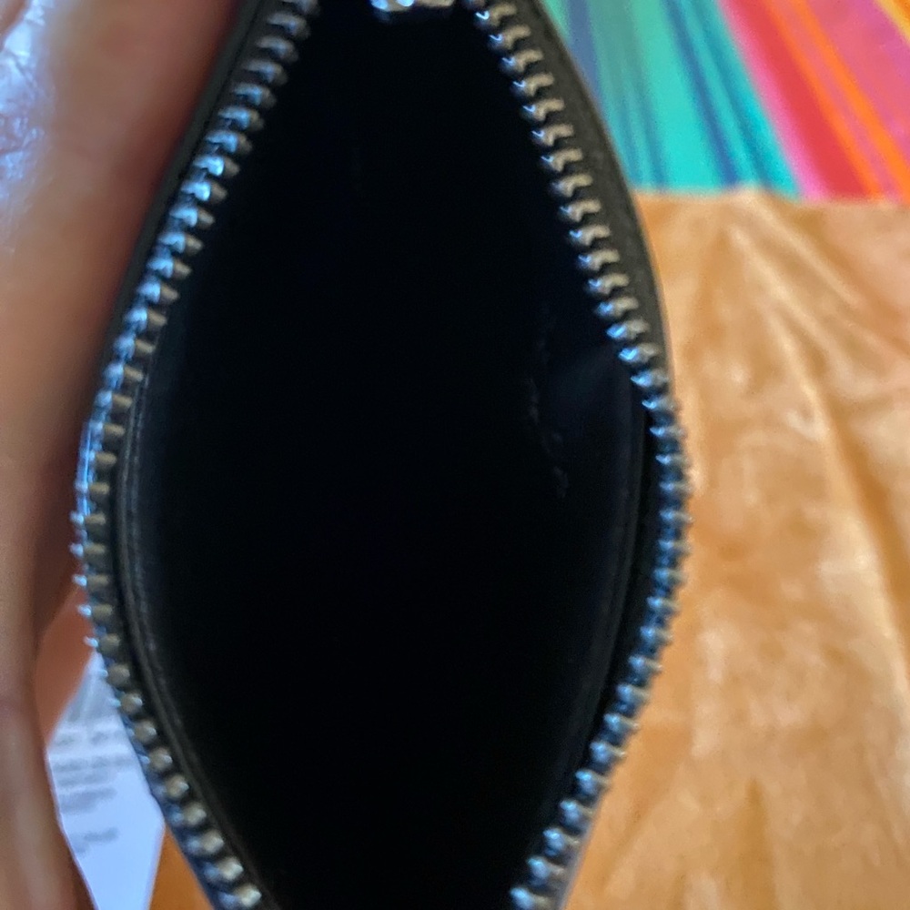Black Coach Card Holder Wallet - Picture 3 of 4